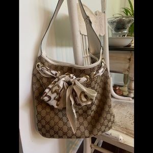 SOLD Gucci Positano Hobo Bucket Bag